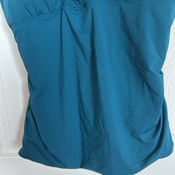 New! Younique Teal Malachie Green Ruffled Two Piece Tankini Swimsuit Size XXL - Picture 8 of 14